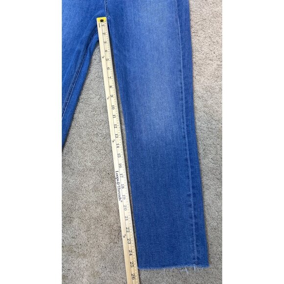 Frank & Eileen Derry Signature Ankle Jeans High Rise Raw Hem Medium Wash Size 29 - Picture 10 of 14